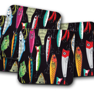 Porta-copo Bass Lure Mania Conjunto de Portas copos de Spor