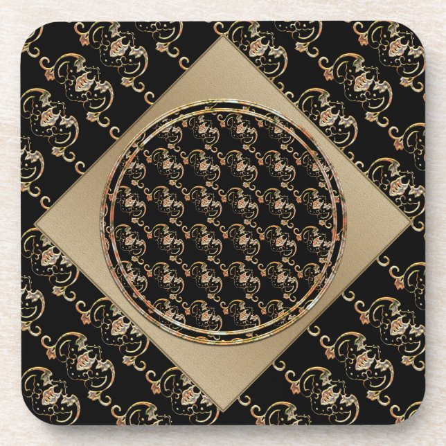 Porta-copo Bat Chinese Symbol Coaster (Frente)