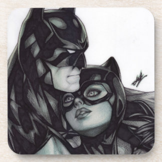 Porta-copo Batman & Catwoman ~ Bruce Wayne & Selina Kyle