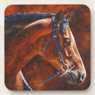 Porta-copo Bay Horse Hanoverian Warmblood