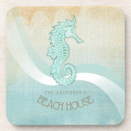 Porta-copo Beach House Mar Aqua Blue ID623