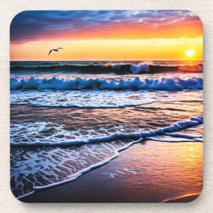 Porta-copo Beach Sunrise
