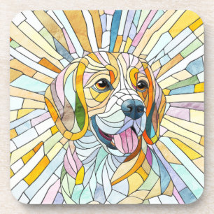 Porta-copo Beagle dog - Colorful Mosaic art