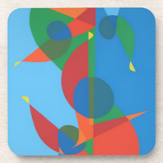 Porta-copo Beautiful and Vibrant Colors! plastic coaster