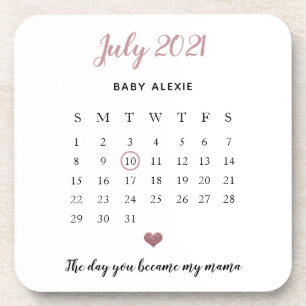 Porta-copo bebê sentimental anunciando brilho no coração  