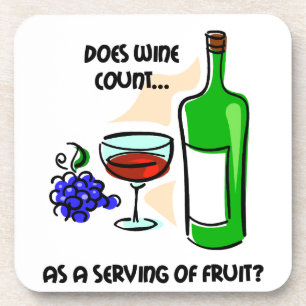 Porta-copo bebendo engraçado do vinho