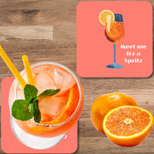 Porta-copo Bebida de Coquetel Italiano Vintage Retro Happy Ho