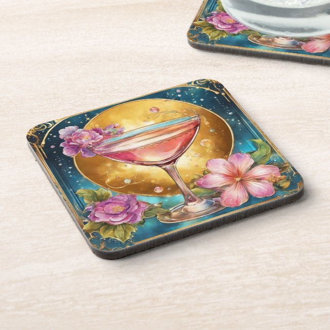 Porta-copo Bebida e flor (Left Side)