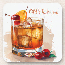 Porta-copo Bebida Moída Antiga com Cerejas e Laranja