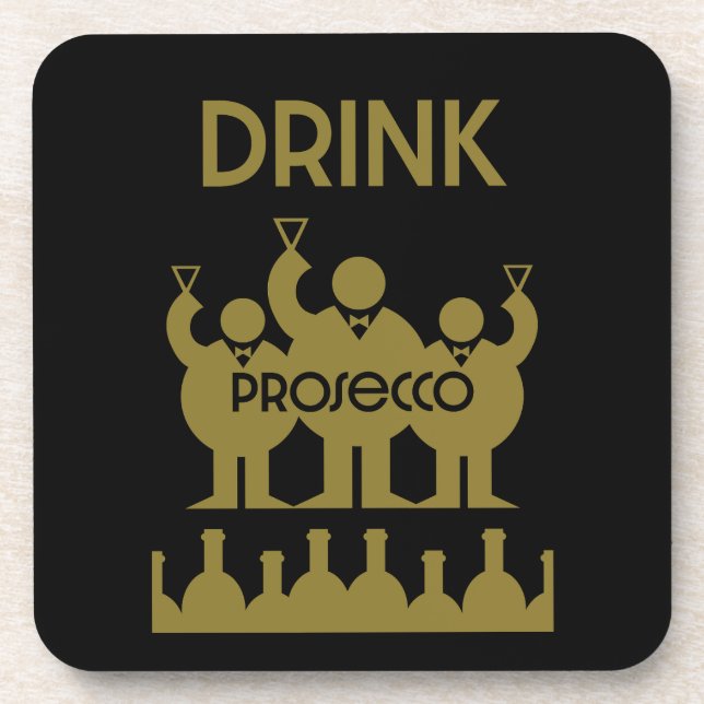 Porta-copo Bebidas De Vinho Prosecco (Frente)
