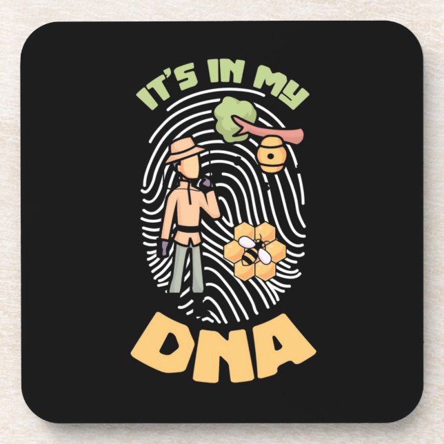 Porta-copo Beekeeper Gift | Bee Keeping It Is In My DNA (Frente)