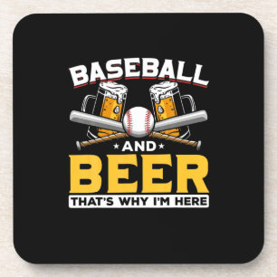 Porta-copo Beer Drinker Baseball Beball Humor Aniversário