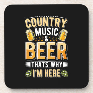 Porta-copo Beer Drinker Country Music Beer Bebendo Aniversári