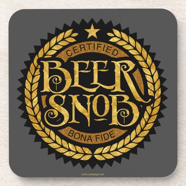 Porta-copo Beer Snob (Frente)