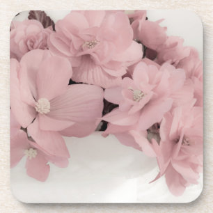 Porta-copo Begonias Rosa