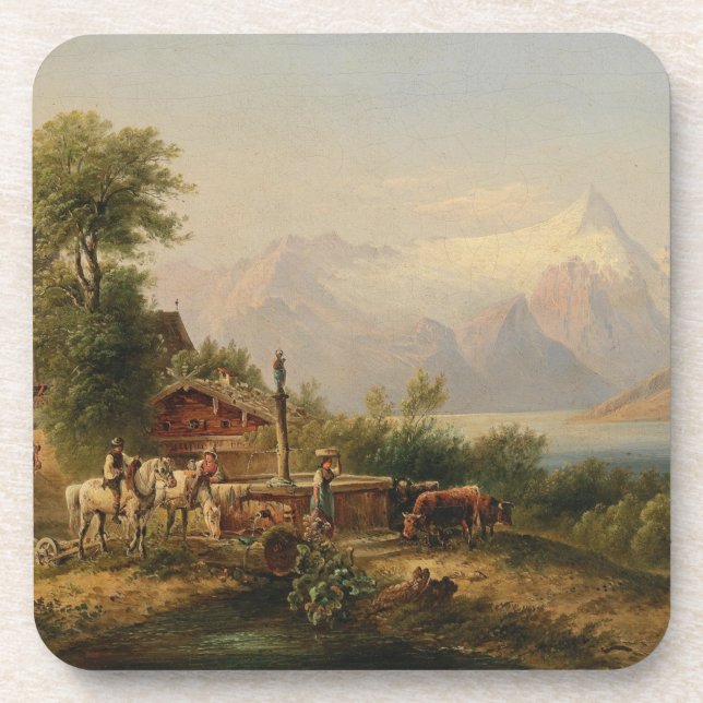Porta-copo Bei Zell am See - Emil Barbarini (Frente)