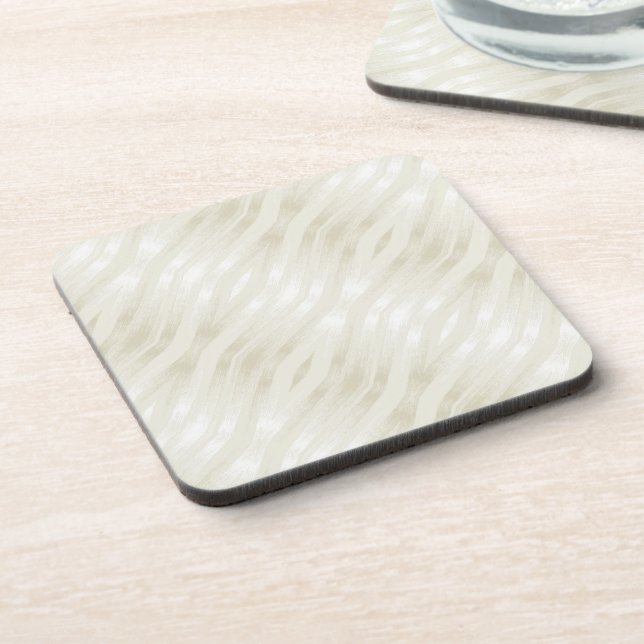 Porta-copo Beige luminoso e branco texturizados (Left Side)