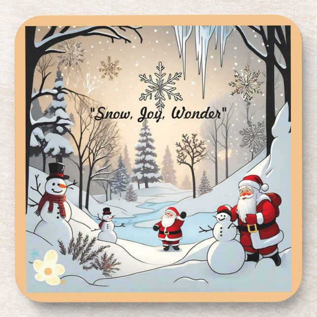 Porta-copo "Bela Cristal de Gelo" (Frente)