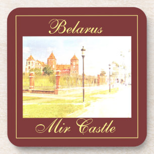 Porta-copo Belarus Castelo Mir Arquitetura Natureza Montanha-