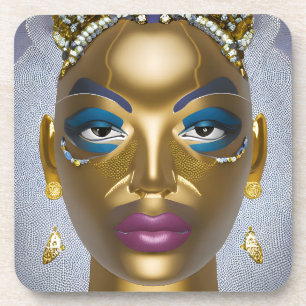 Porta-copo Beleza Africana sofisticada: Mês da História Negra