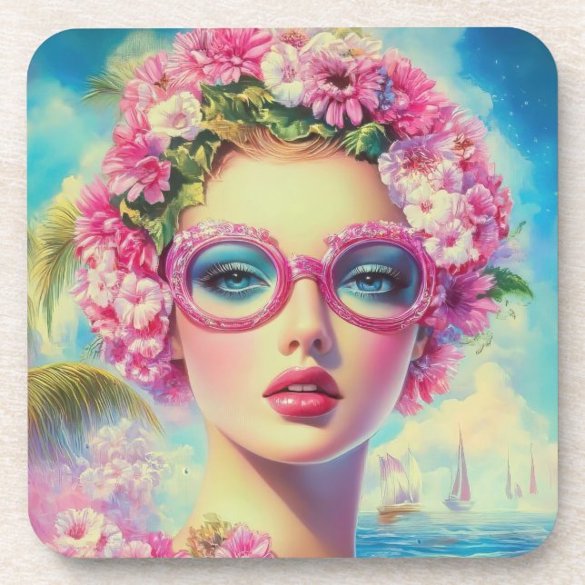 Porta-copo Beleza Tropical Retroativa (Frente)