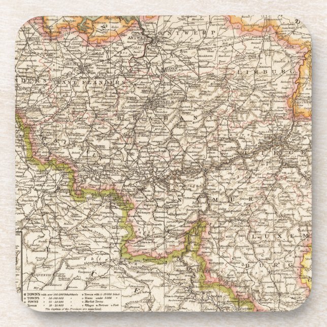 Porta-copo Bélgica, Luxemburgo (Frente)