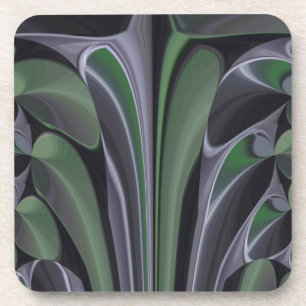 Porta-copo Belo Design de Textura de Aurora Verde