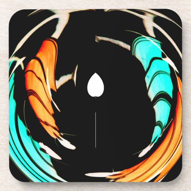 Porta-copo Belo Impressão de arte africana (Frente)