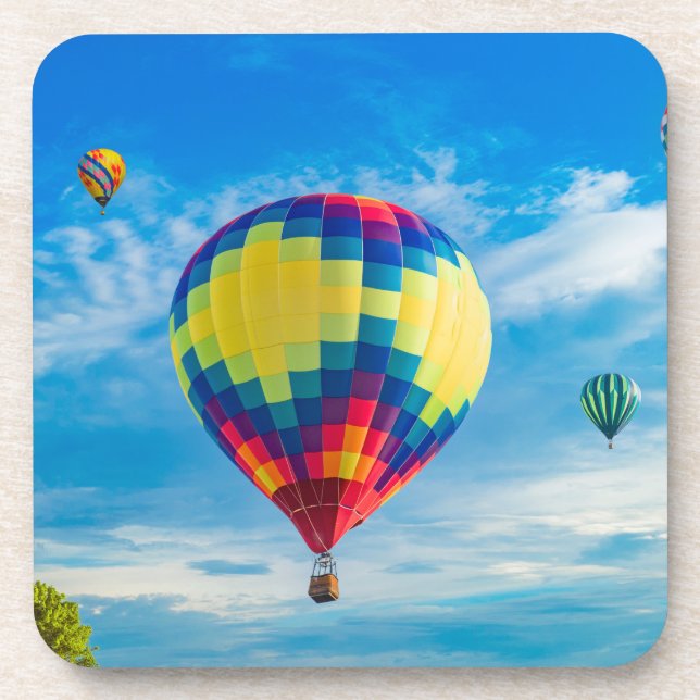 Porta-copo Belos Balões de Ar Quente (Frente)
