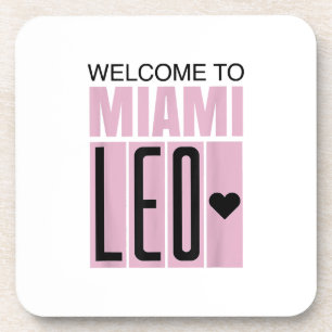 Porta-copo Bem-vindo a Miami Leo 10 - GOAT