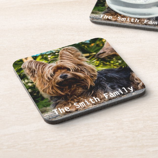 Porta-copo Bibelô de Yorkshire Terrier (Left Side)