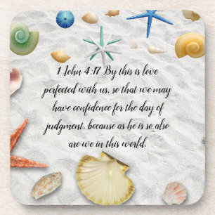 Porta-copo Bíblia Verso 1 John 4:17 