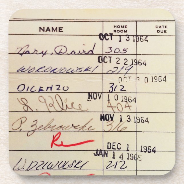 Porta-copo Biblioteca Card 23322 (Frente)