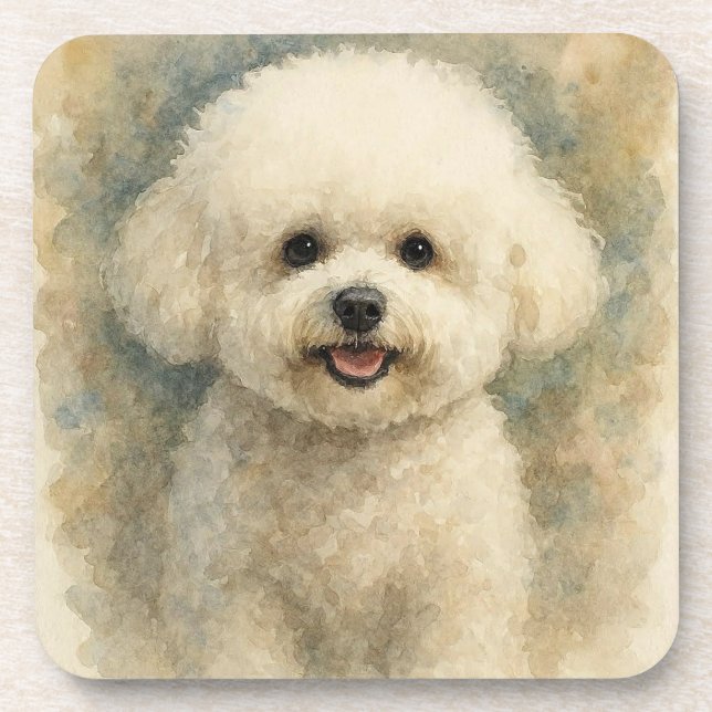 Porta-copo Bichon Frisé (Frente)