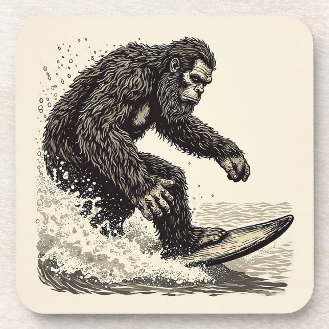 Porta-copo Bigfoot Surfando (Frente)