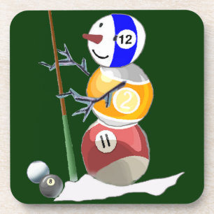 Porta-copo Billiard Ball Snowman