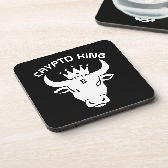 Porta-copo Black Personalizado do Crypto King (Left Side)