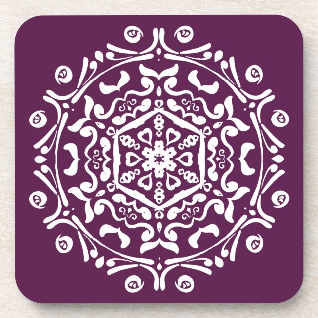 Porta-copo Blackberry Mandala (Frente)