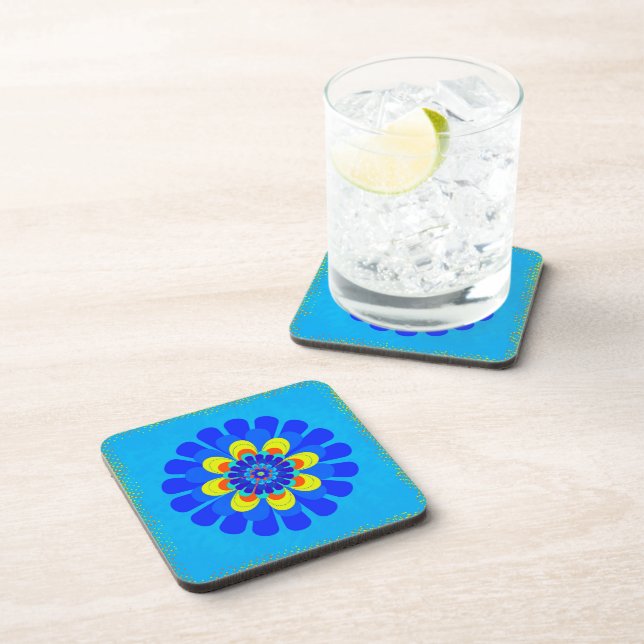 Porta-copo Bloom Blue (Lado Direito)