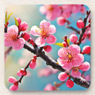 Porta-copo Blooming Cherry Blossoms em Primavera
