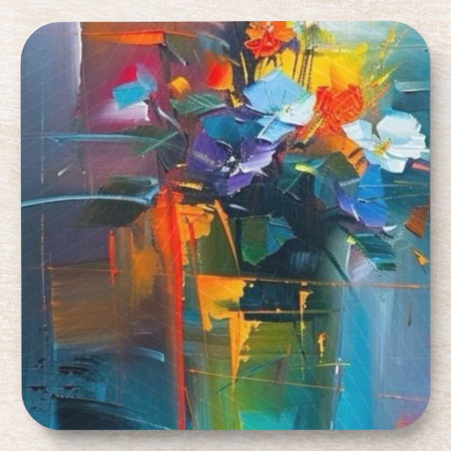 Porta-copo Blooming Geometry (Frente)