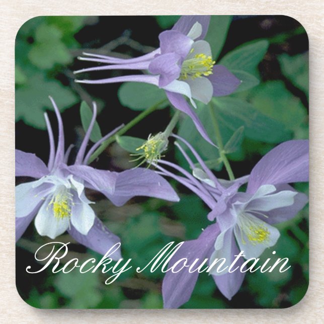 Porta-copo Blue Columbine, Rocky Mountain National Park (Frente)