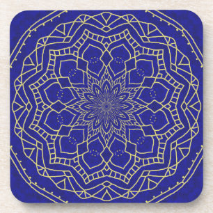 Porta-copo Blue Mandala