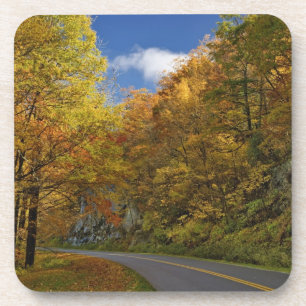 Porta-copo Blue Ridge Parkway curvando-se através das cores d