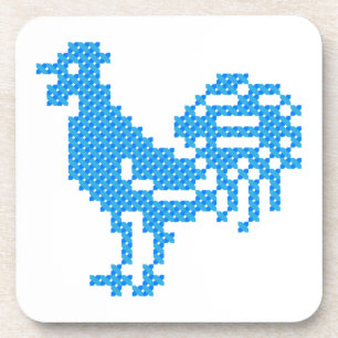 Porta-copo Blue Rooster