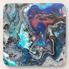 Porta-copo  Blue space pouring 