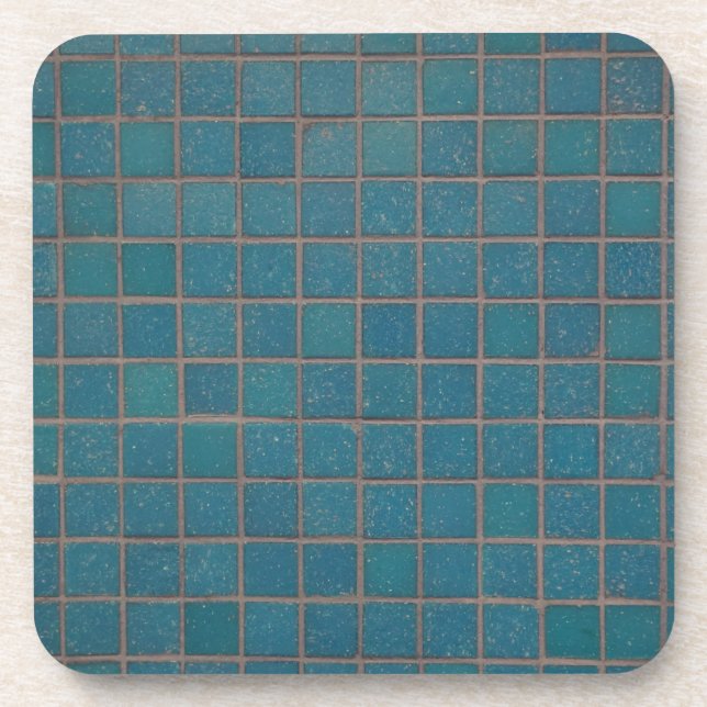 Porta-copo blue speckled tiles (Frente)