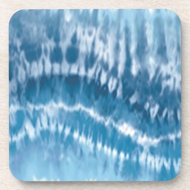 Porta-copo Blue Tie Dye Coasters (Frente)