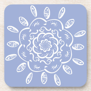 Porta-copo Blueberry Mandala