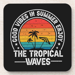 Porta-copo Boas Víblias no Verão Aproveitam as ondas tropicai